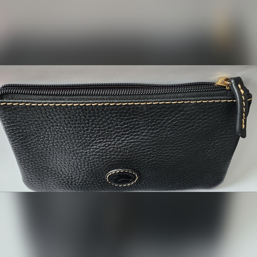 Dooney Black ID Zip Pouch - Picture 8 of 15